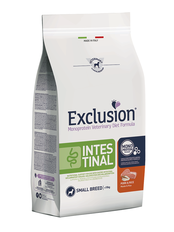 EXCLUSION INTESTINAL SMALL BREEDS MAIALE E RISO