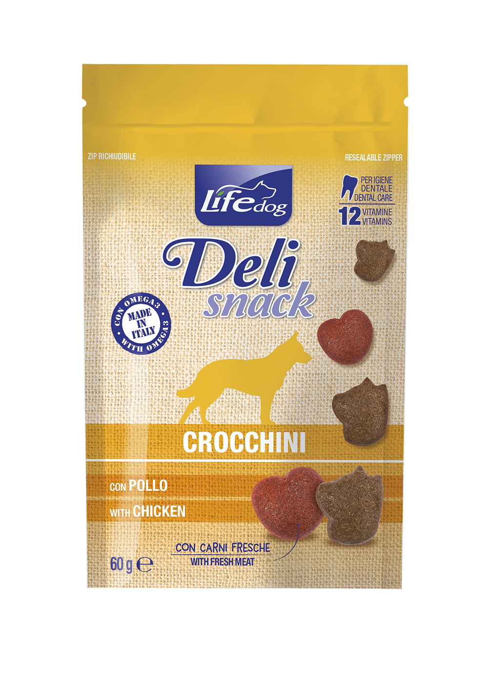 LIFE DOG CROCCHINI CON POLLO SNACK