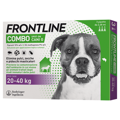 FRONTLINE COMBO PER CANI 20-40 KG 3 PIPETTE