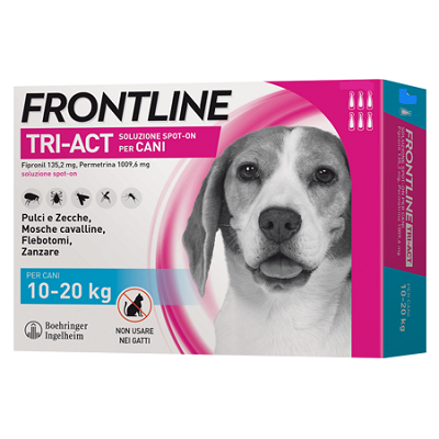 FRONTLINE TRI-ACT PER CANI 10-20 KG 3 PIPETTE