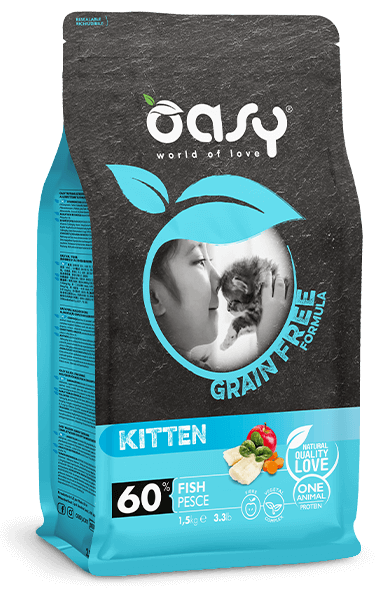 OASY GRAIN FREE KITTEN PESCE
