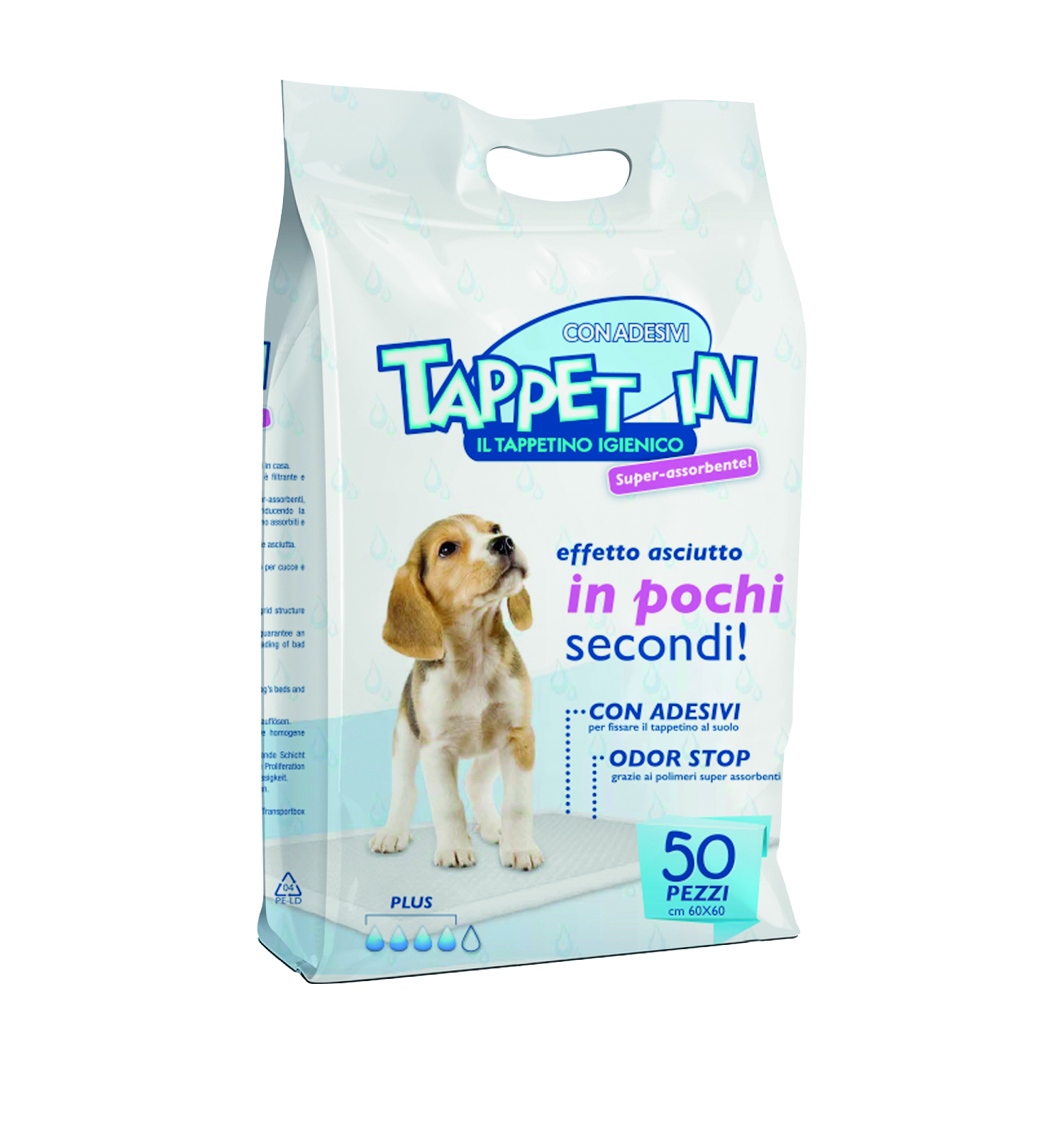 TAPPET IN - TAPPETINI IGIENICI ASSORBENTI 60x60
