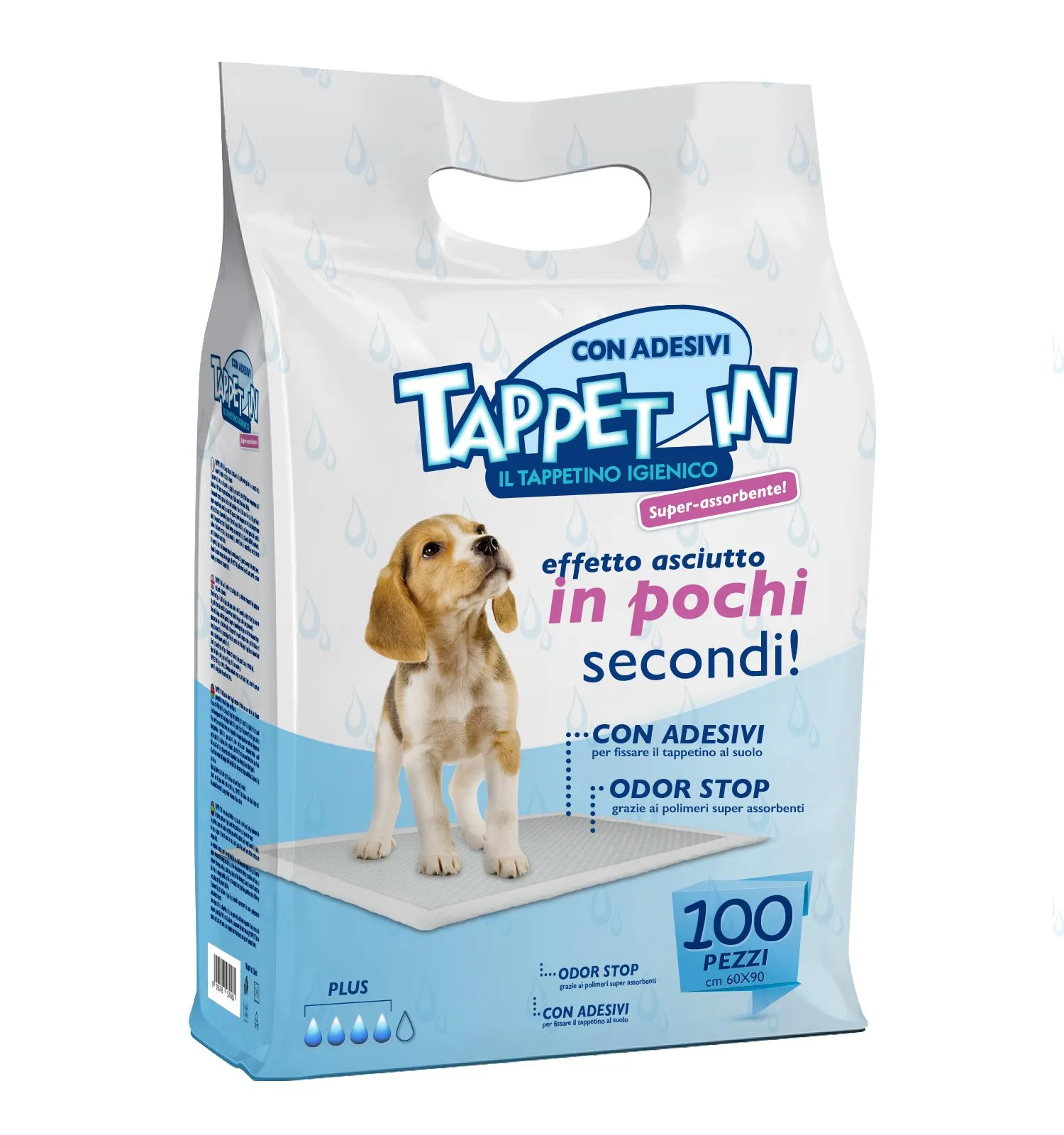 TAPPET IN – TAPPETINI IGIENICI ASSORBENTI 60×90